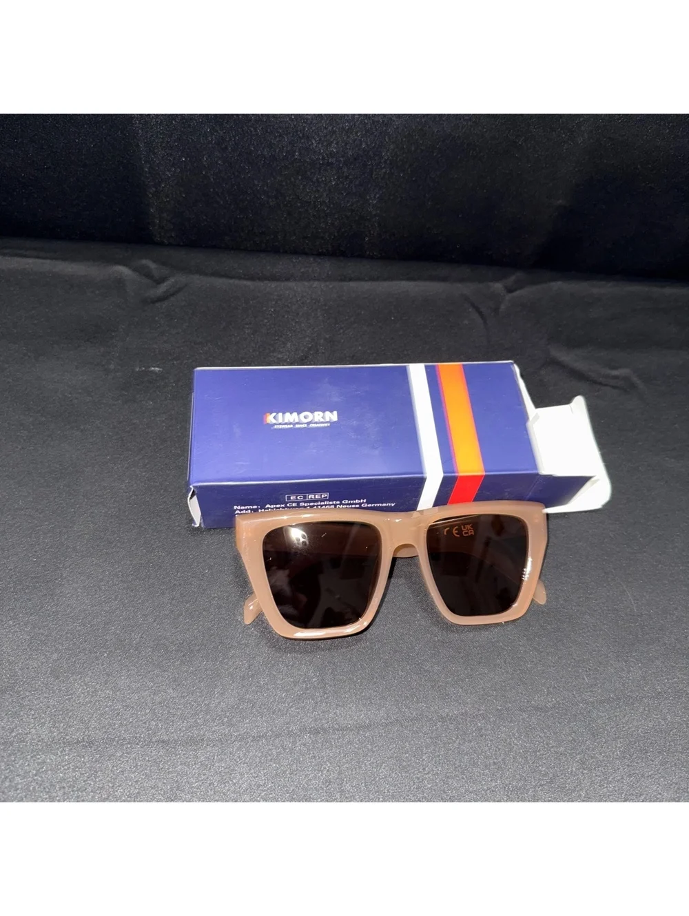 Kimorn Sunglasses 1546 Black Brown New